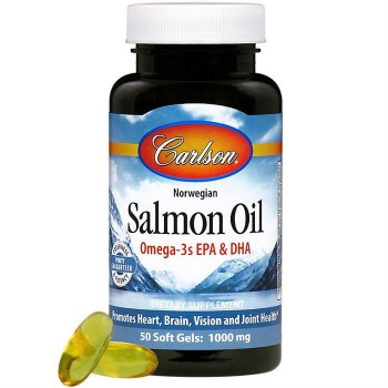 Carlson Norwegian Salmon Oil, 50 Soft Gels